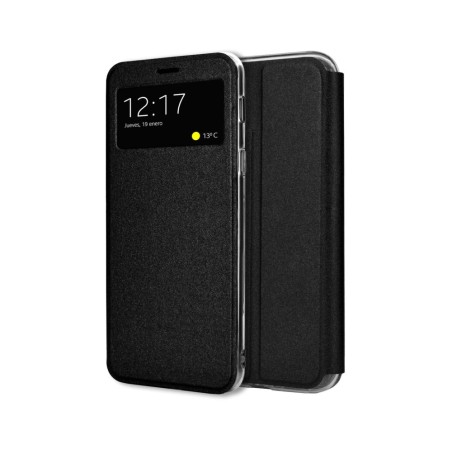 Funda Libro Soporte con Ventana para Oppo Reno 10 5G / 10 Pro 5G color Negra