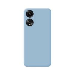 Funda Silicona Líquida Ultra Suave para Oppo A78 4G color Azul 2