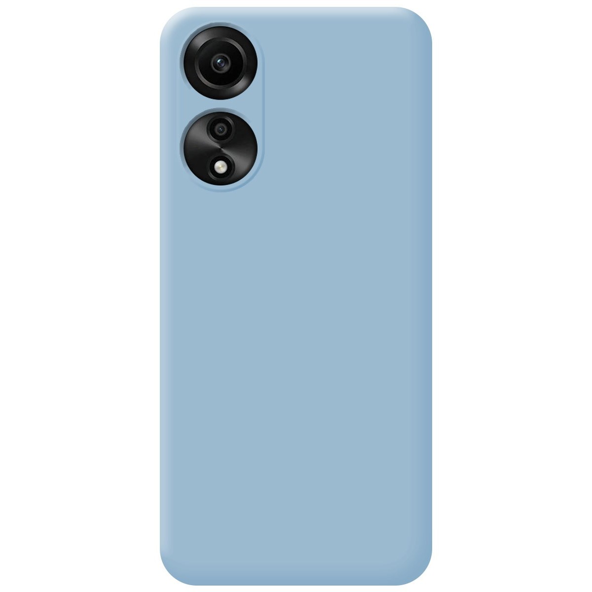 Funda Silicona Líquida Ultra Suave para Oppo A78 4G color Azul