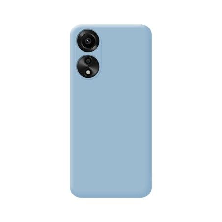 Funda Silicona Líquida Ultra Suave para Oppo A78 4G color Azul