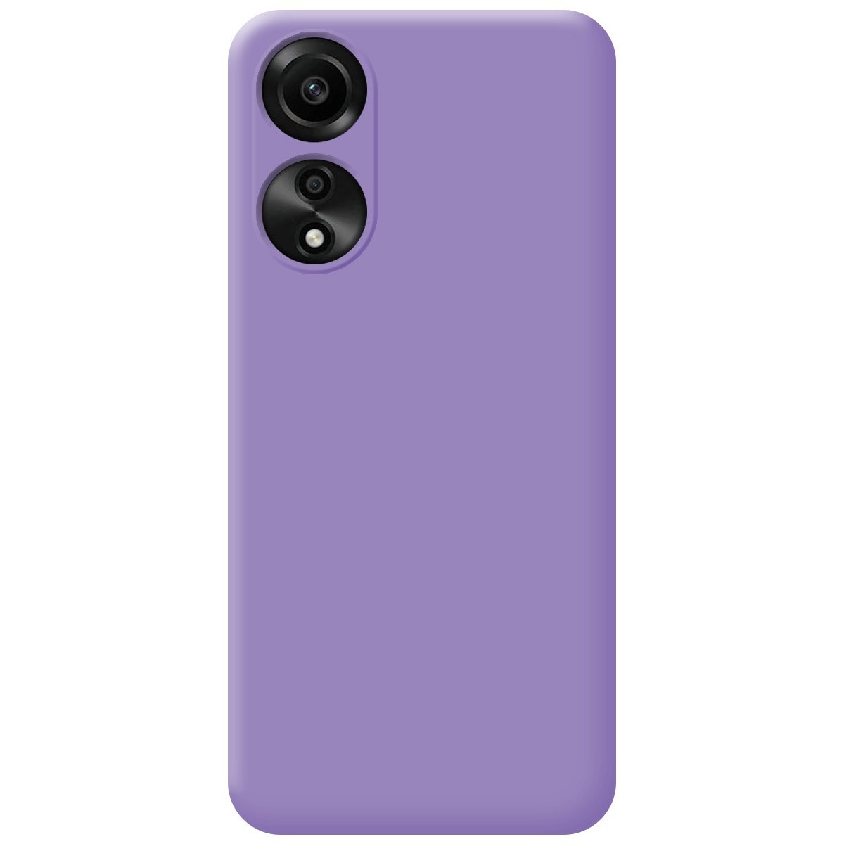 Funda Silicona Líquida Ultra Suave para Oppo A78 4G color Morada