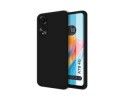 Funda Silicona Líquida Ultra Suave para Oppo A78 4G color Negra