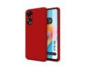Funda Silicona Líquida Ultra Suave para Oppo A78 4G color Roja