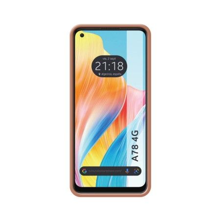 Funda Silicona Líquida Ultra Suave para Oppo A78 4G color Rosa