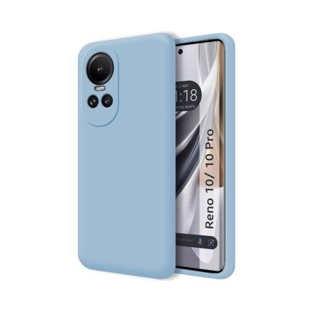 Funda Silicona Líquida Ultra Suave para Oppo Reno 10 5G / 10 Pro 5G color Azul
