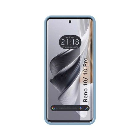Funda Silicona Líquida Ultra Suave para Oppo Reno 10 5G / 10 Pro 5G color Azul