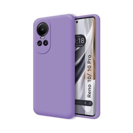 Funda Silicona Líquida Ultra Suave para Oppo Reno 10 5G / 10 Pro 5G color Morada