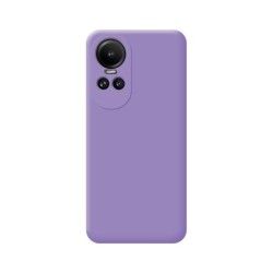 Funda Silicona Líquida Ultra Suave para Oppo Reno 10 5G / 10 Pro 5G color Morada 2