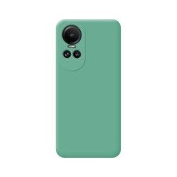 Funda Silicona Líquida Ultra Suave para Oppo Reno 10 5G / 10 Pro 5G color Verde 2