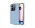 Funda Silicona Líquida Ultra Suave para Vivo Y36 4G / 5G color Azul