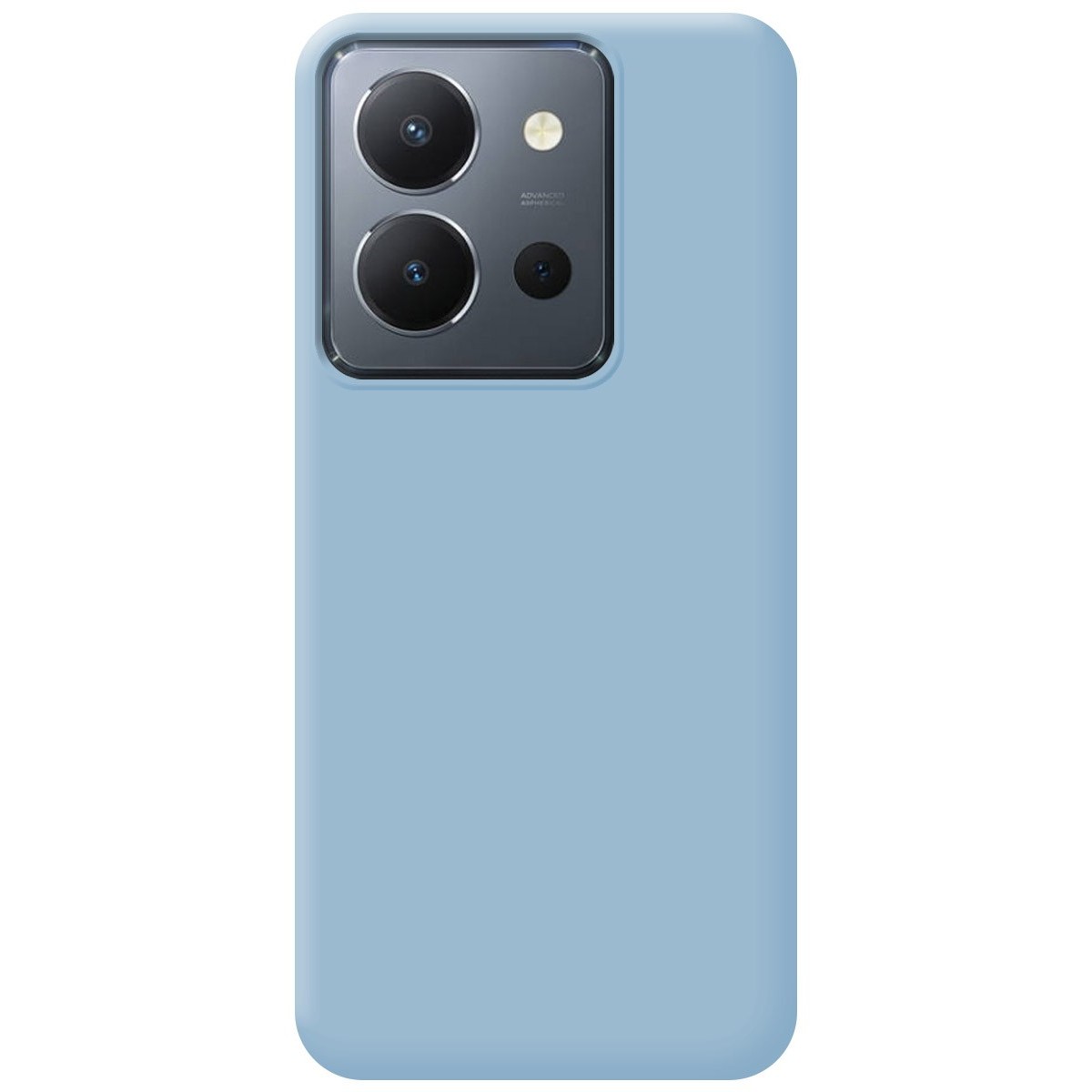 Funda Silicona Líquida Ultra Suave para Vivo Y36 4G / 5G color Azul