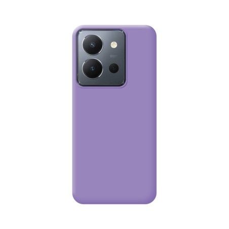 Funda Silicona Líquida Ultra Suave para Vivo Y36 4G / 5G color Morada