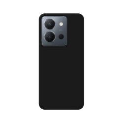 Funda Silicona Líquida Ultra Suave para Vivo Y36 4G / 5G color Negra 2