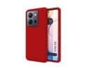 Funda Silicona Líquida Ultra Suave para Vivo Y36 4G / 5G color Roja