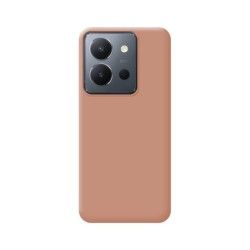 Funda Silicona Líquida Ultra Suave para Vivo Y36 4G / 5G color Rosa 2