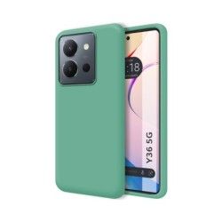 Funda Silicona Líquida Ultra Suave para Vivo Y36 4G / 5G color Verde