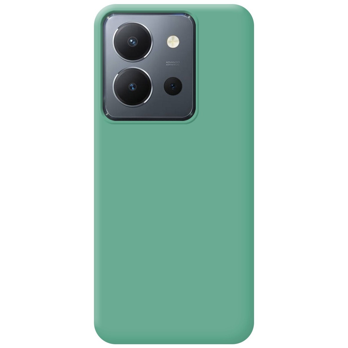 Funda Silicona Líquida Ultra Suave para Vivo Y36 4G / 5G color Verde