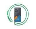 Personaliza tu Funda Colgante Transparente para Vivo Y36 4G / 5G con Cordon Verde Agua Dibujo Personalizada