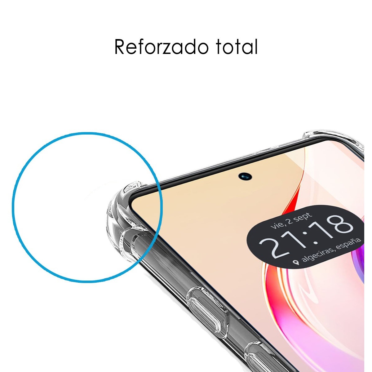Funda Silicona Antigolpes Transparente para Vivo Y36 4G / 5G