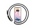Funda Colgante Transparente para Vivo Y36 4G / 5G con Cordon Negro