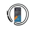 Personaliza tu Funda Colgante Transparente para Nothing Phone 2 5G con Cordon Negro Dibujo Personalizada