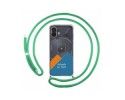 Personaliza tu Funda Colgante Transparente para Nothing Phone 2 5G con Cordon Verde Agua Dibujo Personalizada