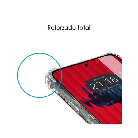 Funda Silicona Antigolpes Transparente para Nothing Phone 2 5G