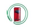 Funda Colgante Transparente para Nothing Phone 2 5G con Cordon Verde Agua
