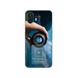 Personaliza tu Funda Silicona Gel Tpu Transparente con tu Fotografia para Nothing Phone 2 5G Dibujo Personalizada