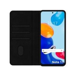 Funda Polipiel con tarjetero compatible con Xiaomi Redmi Note 11 / 11s color Negra 2