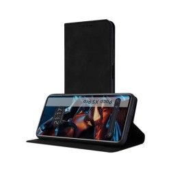 Funda Polipiel con tarjetero compatible con Xiaomi POCO X5 Pro 5G color Negra