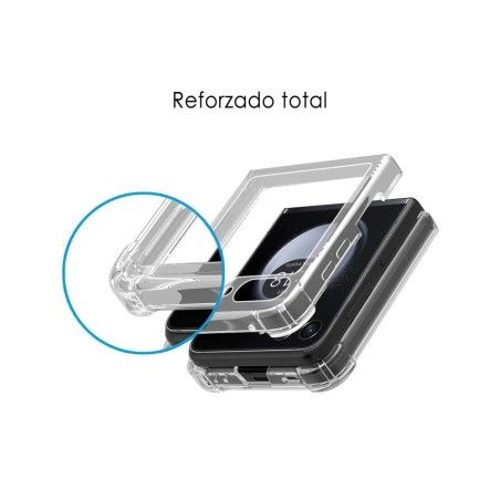 Funda Silicona Antigolpes Transparente para Samsung Galaxy Z Flip 5 5G