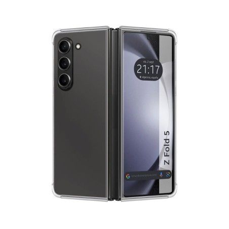 Funda Silicona Antigolpes Transparente para Samsung Galaxy Z Fold 5 5G