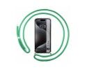 Funda Colgante Transparente compatible con Iphone 15 Plus (6.7) con Cordon Verde Agua