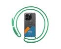 Personaliza tu Funda Colgante Transparente compatible con IPhone 15 Pro (6.1) con Cordon Verde Agua Dibujo