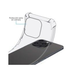 Funda Silicona Antigolpes Transparente compatible con IPhone 15 Pro Max (6.7) 2