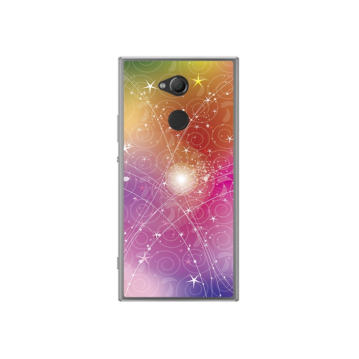 Funda Gel Tpu para Sony Xperia XA2 Diseño Abstracto Dibujos