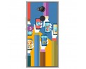 Funda Gel Tpu para Sony Xperia XA2 Diseño Apps Dibujos