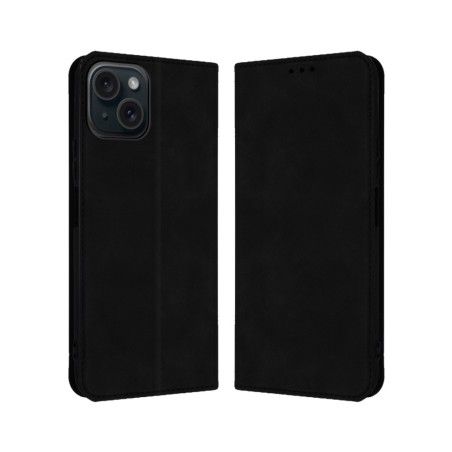 Funda Polipiel con tarjetero compatible con Iphone 15 (6.1) color Negra