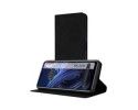 Funda Polipiel con tarjetero para ZTE Blade A72 5G color Negra