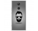 Funda Gel Tpu para Sony Xperia XA2 Diseño Barba Dibujos