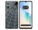 Funda Silicona Transparente para Blackview Oscal C30 / C30 Pro diseño Araña Dibujos