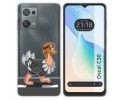 Funda Silicona Transparente para Blackview Oscal C30 / C30 Pro diseño Avestruz Dibujos