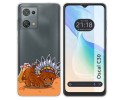 Funda Silicona Transparente para Blackview Oscal C30 / C30 Pro diseño Bufalo Dibujos