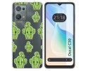 Funda Silicona Transparente para Blackview Oscal C30 / C30 Pro diseño Cactus Dibujos
