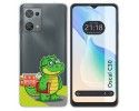 Funda Silicona Transparente para Blackview Oscal C30 / C30 Pro diseño Coco Dibujos