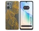 Funda Silicona Transparente para Blackview Oscal C30 / C30 Pro diseño Hojas Dibujos