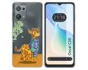 Funda Silicona Transparente para Blackview Oscal C30 / C30 Pro diseño Jirafa Dibujos
