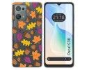 Funda Silicona Transparente para Blackview Oscal C30 / C30 Pro diseño Otoño Dibujos