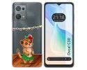 Funda Silicona Transparente para Blackview Oscal C30 / C30 Pro diseño Suricata Dibujos